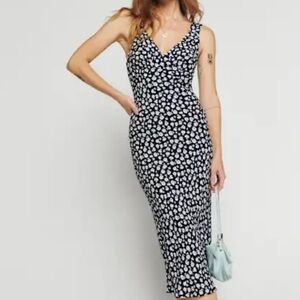 Reformation Beauden Dress Rico - Size L